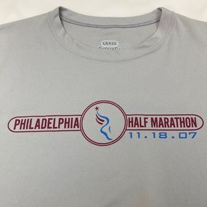Philadelphia Half Marathon Gray Long Sleeve Tee